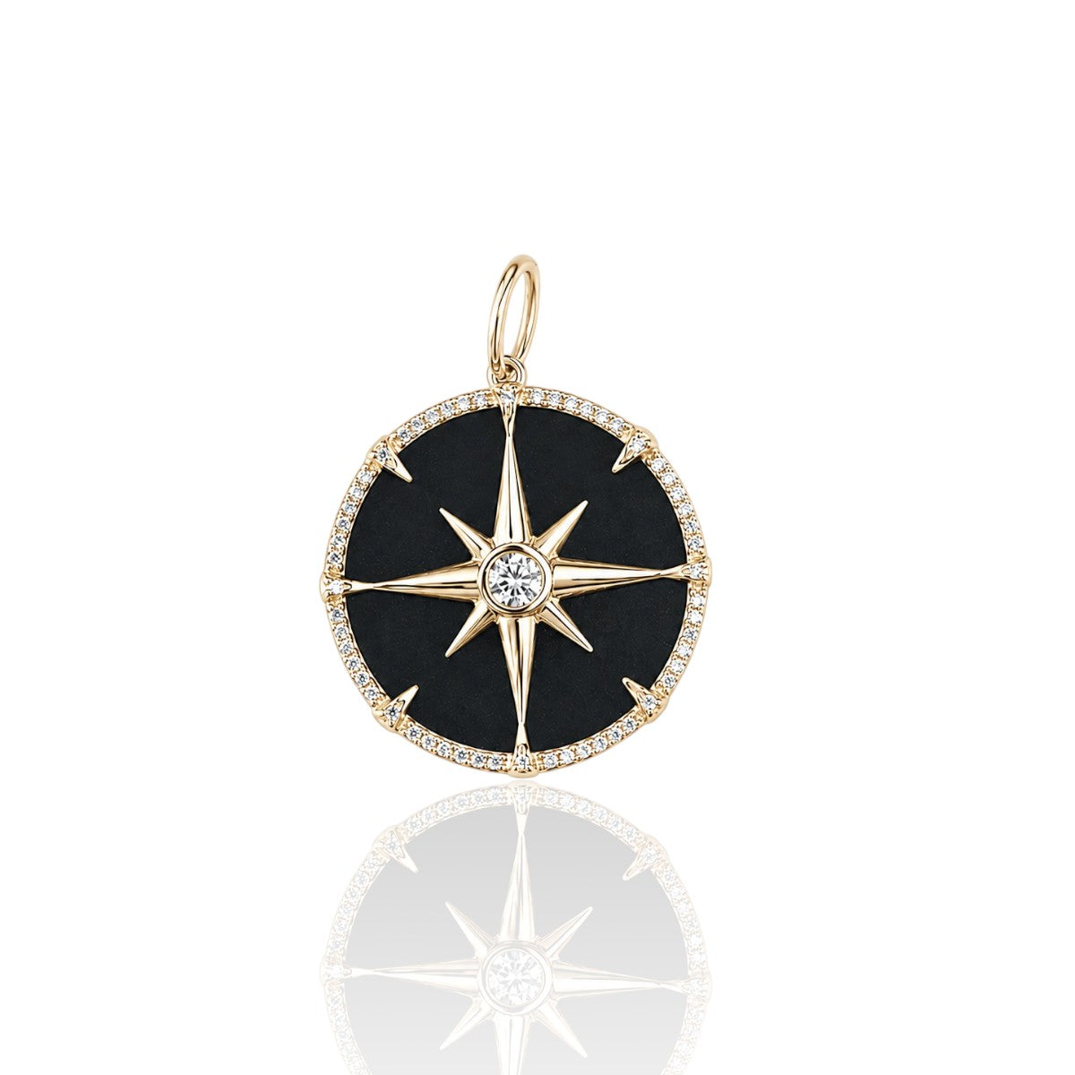 Onyx Compass Pendant