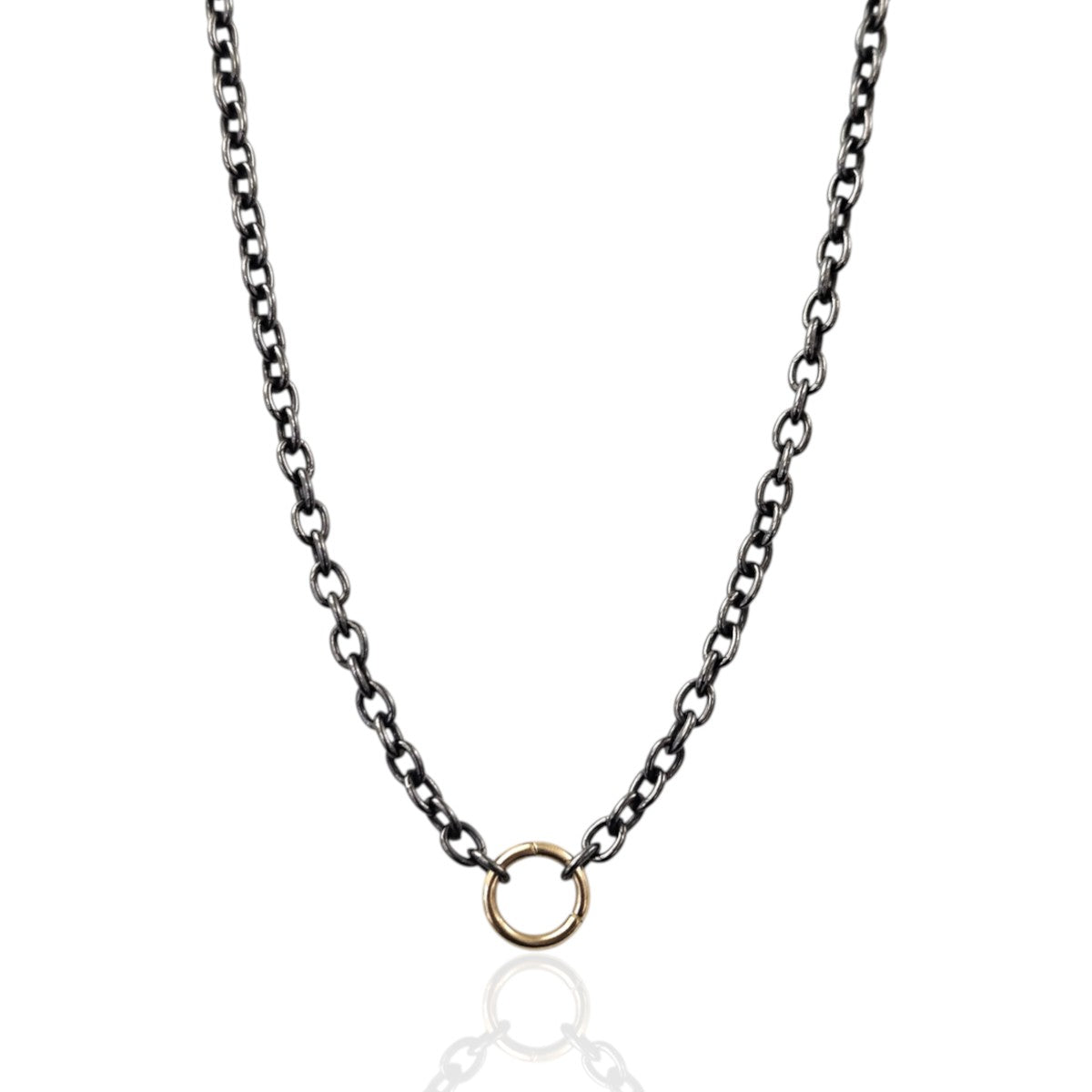 Two-Tone Rolo Necklace