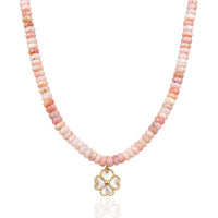 Pink Opal Mother of Pearl Flower