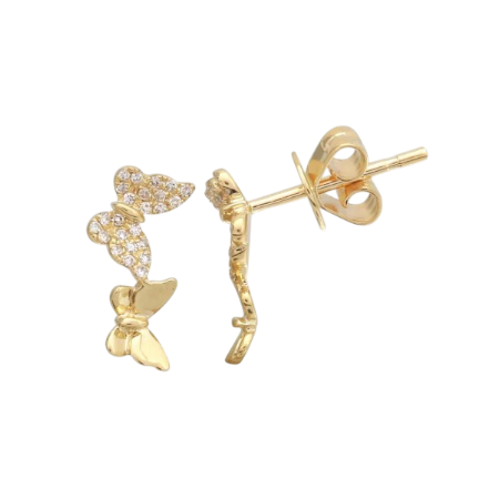 Double Butterfly Earrings