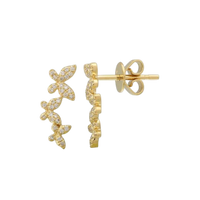 3 Butterfly Earrings