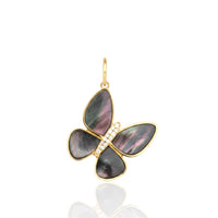 Peacock Mother of Pearl Goddess Butterfly