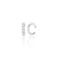 Single White Gold Diamond Ear Cuff