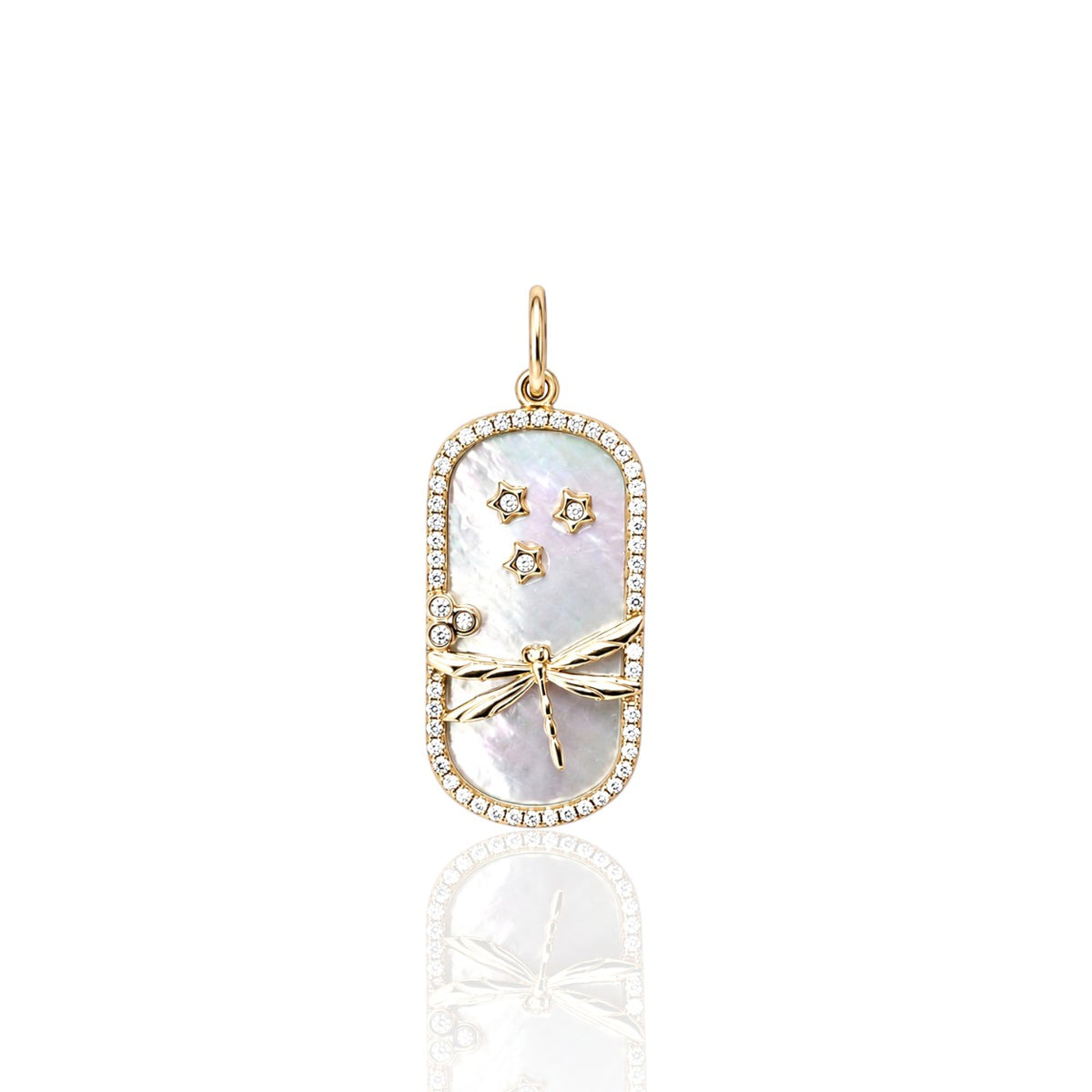 The Golden Dragonfly Pendant