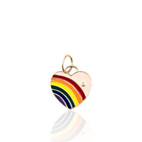 Rainbow Heart Pendant