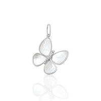 Two Tone Mother of Pearl Goddess Butterfly