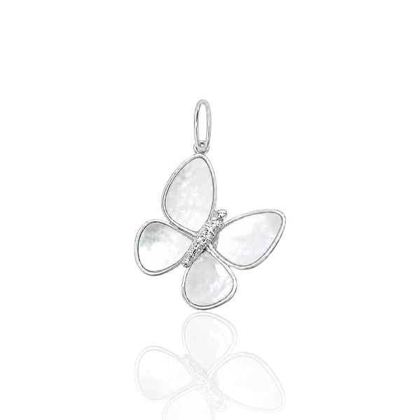 Two Tone Mother of Pearl Goddess Butterfly