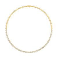 Loving Heart Tennis Necklace