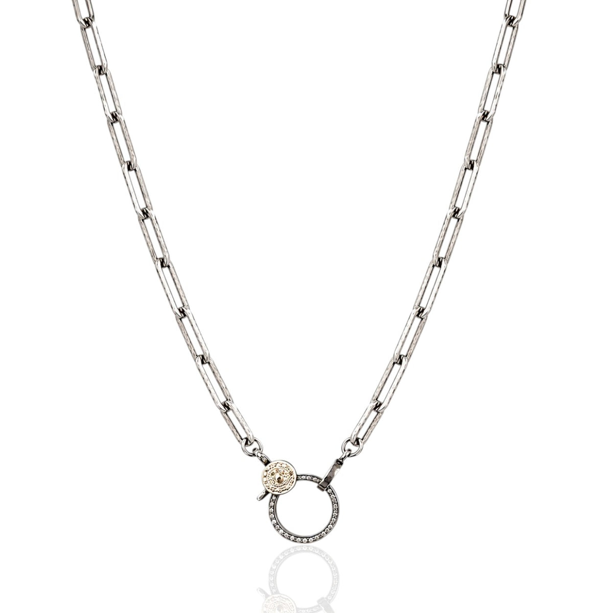 18'' Two-Tone Paperclip Chain