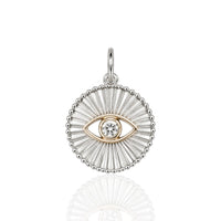 Two-Tone Protective Eye Pendant