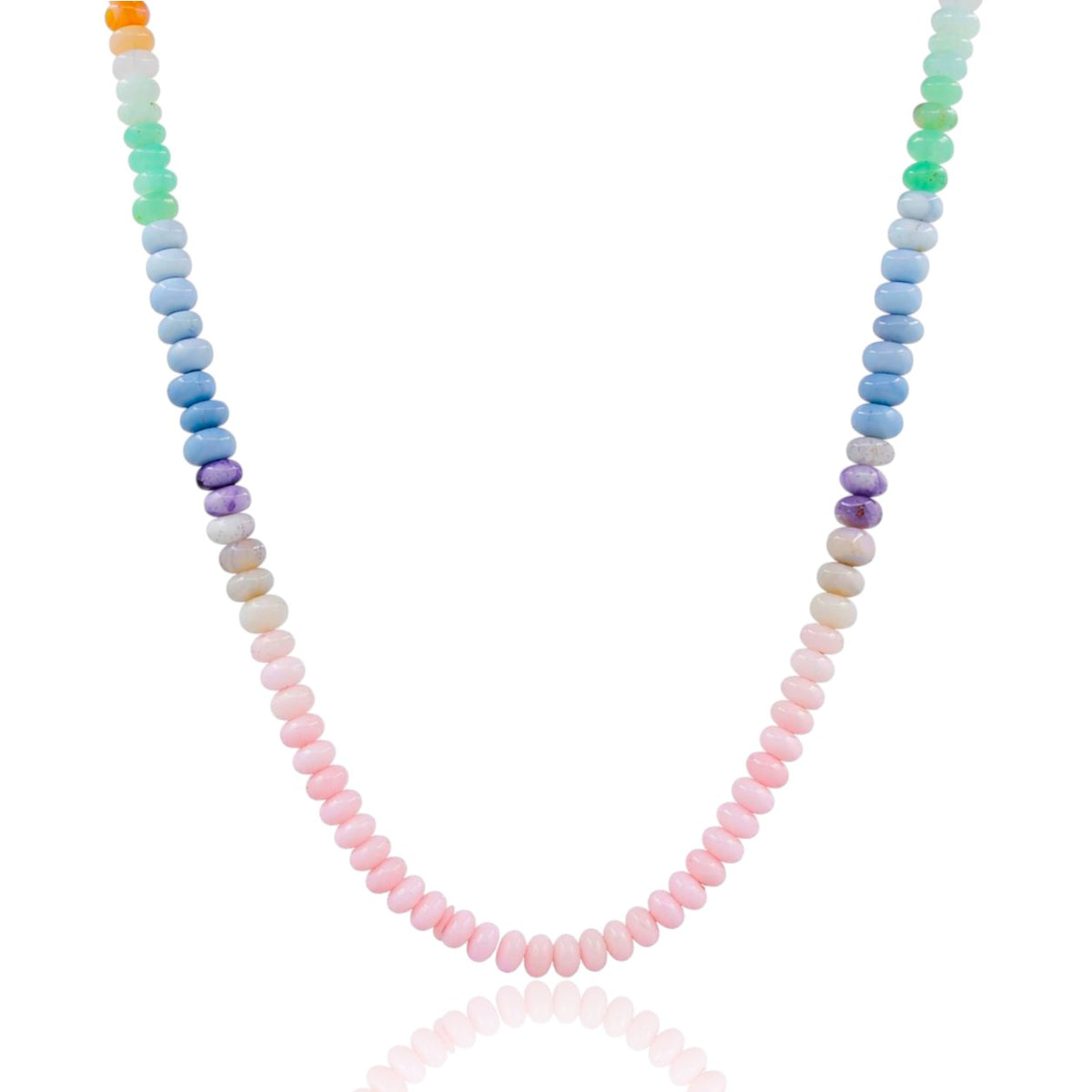 Rainbow Opal Beaded Necklace