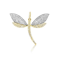 Two-Tone Dragonfly Pendant