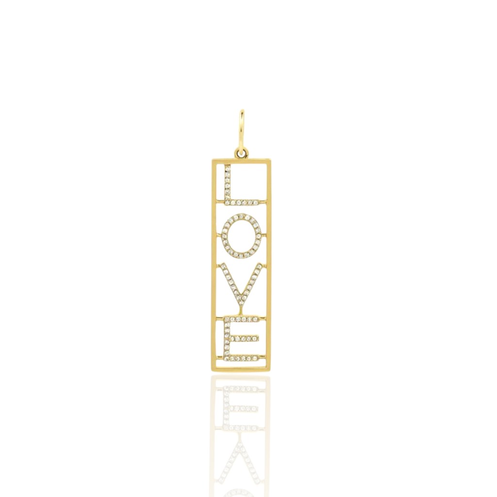 Love You Tag Pendant