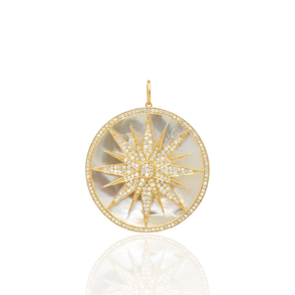 Intuition Sunburst Small - Mother of Pearl