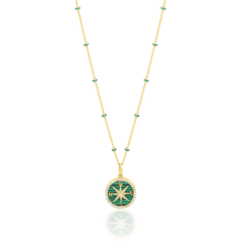 Mini Adventure Compass with Chain