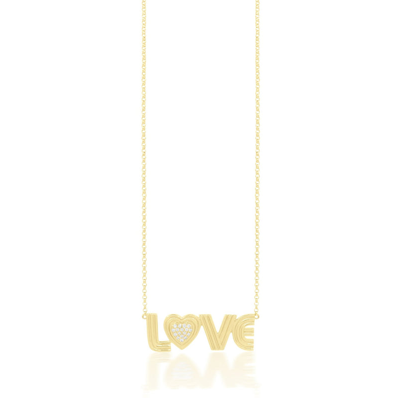 Retro Love Necklace