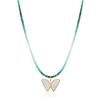 Graduated Emerald Sparkle Necklace