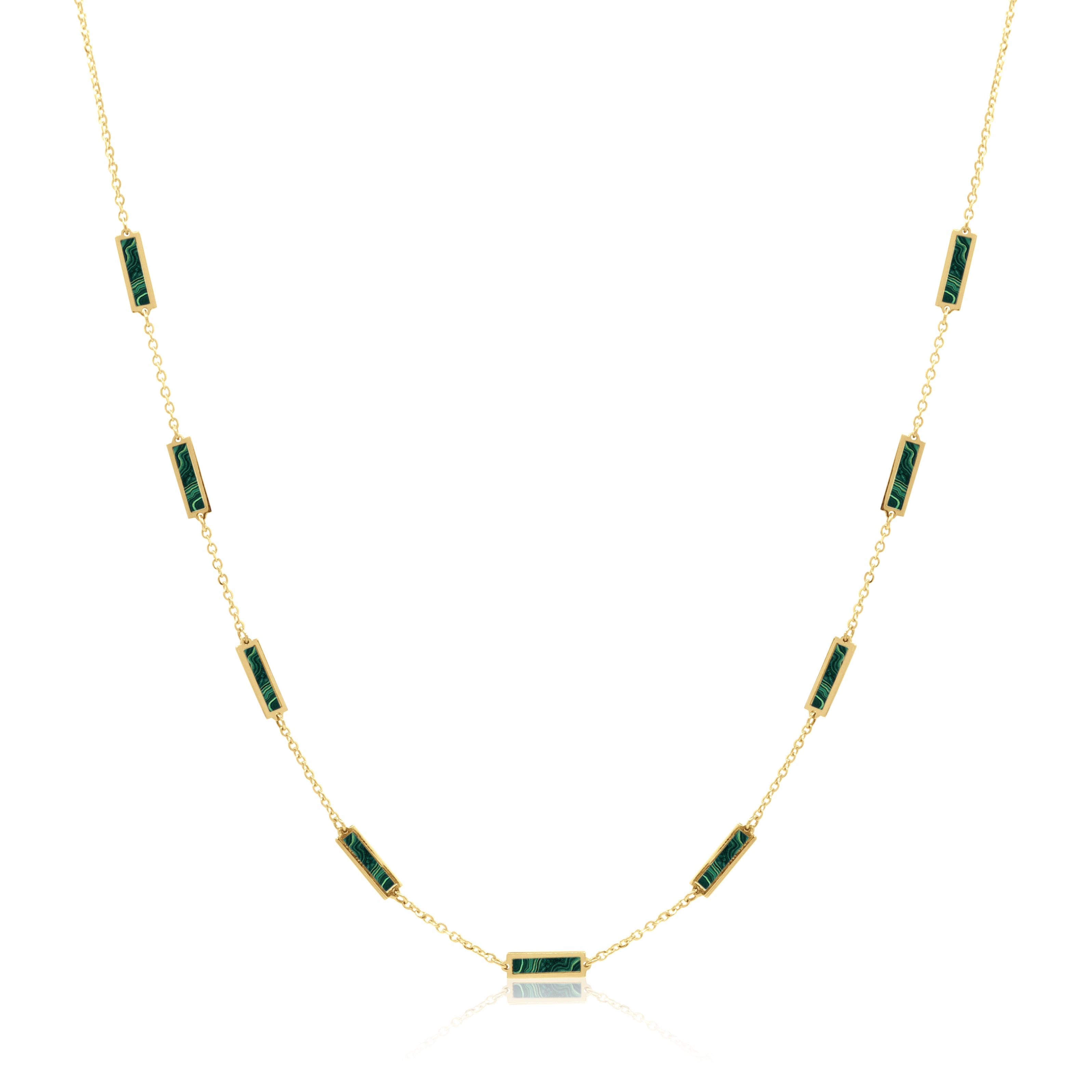 Stone Block Necklace | Layering Necklace | Hayley Style
