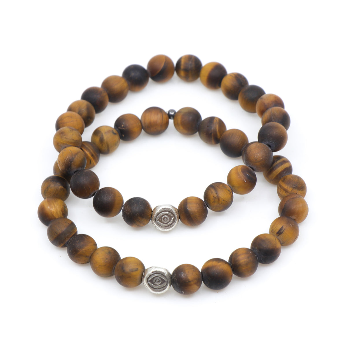 Matte Tiger's Eye, Men's Bracelets