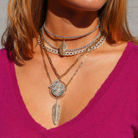 Short Feather Pendant
