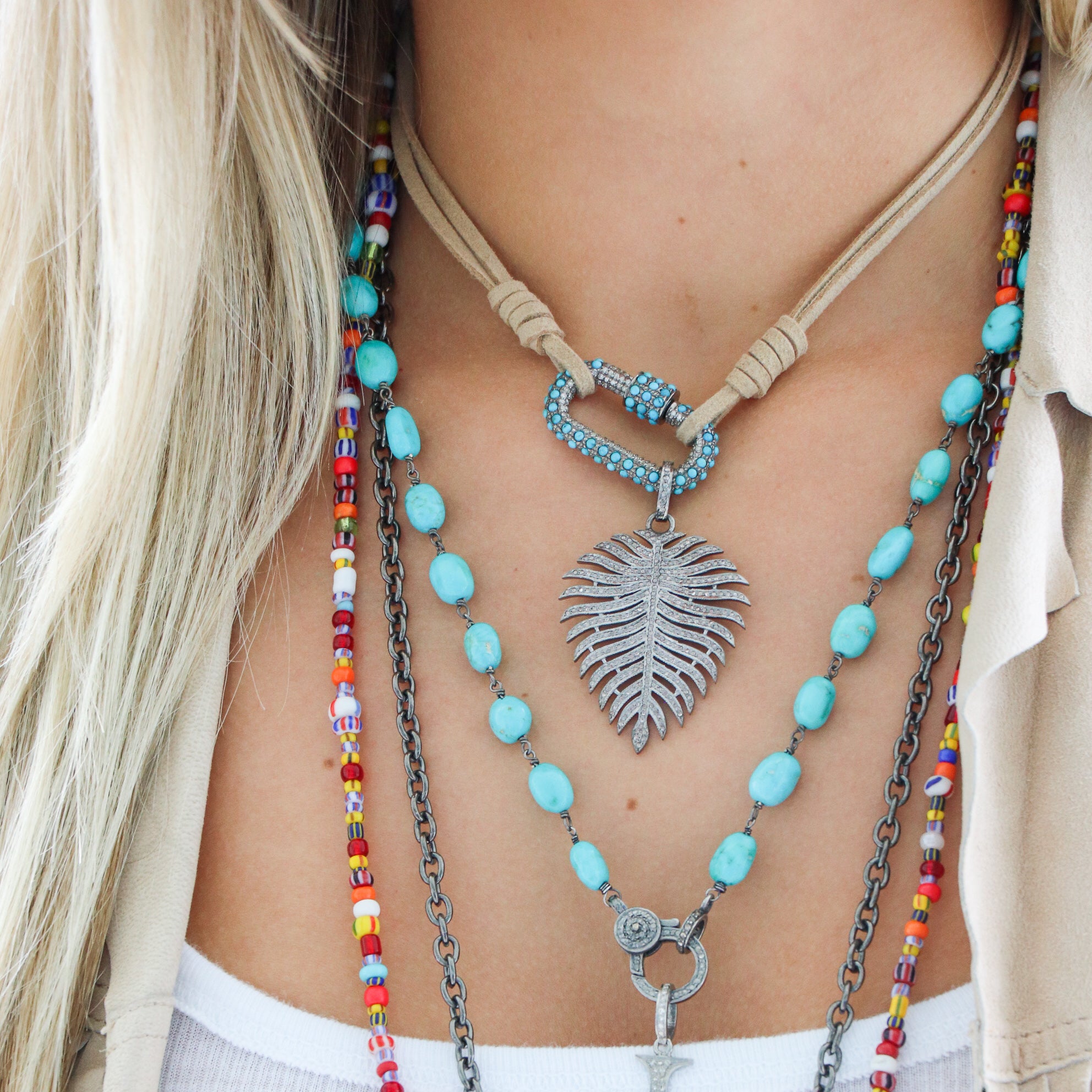 Beaded Vintage Bohemian Necklaces, Women's Fashion, Jewelry & Organisers,  Necklaces on Carousell